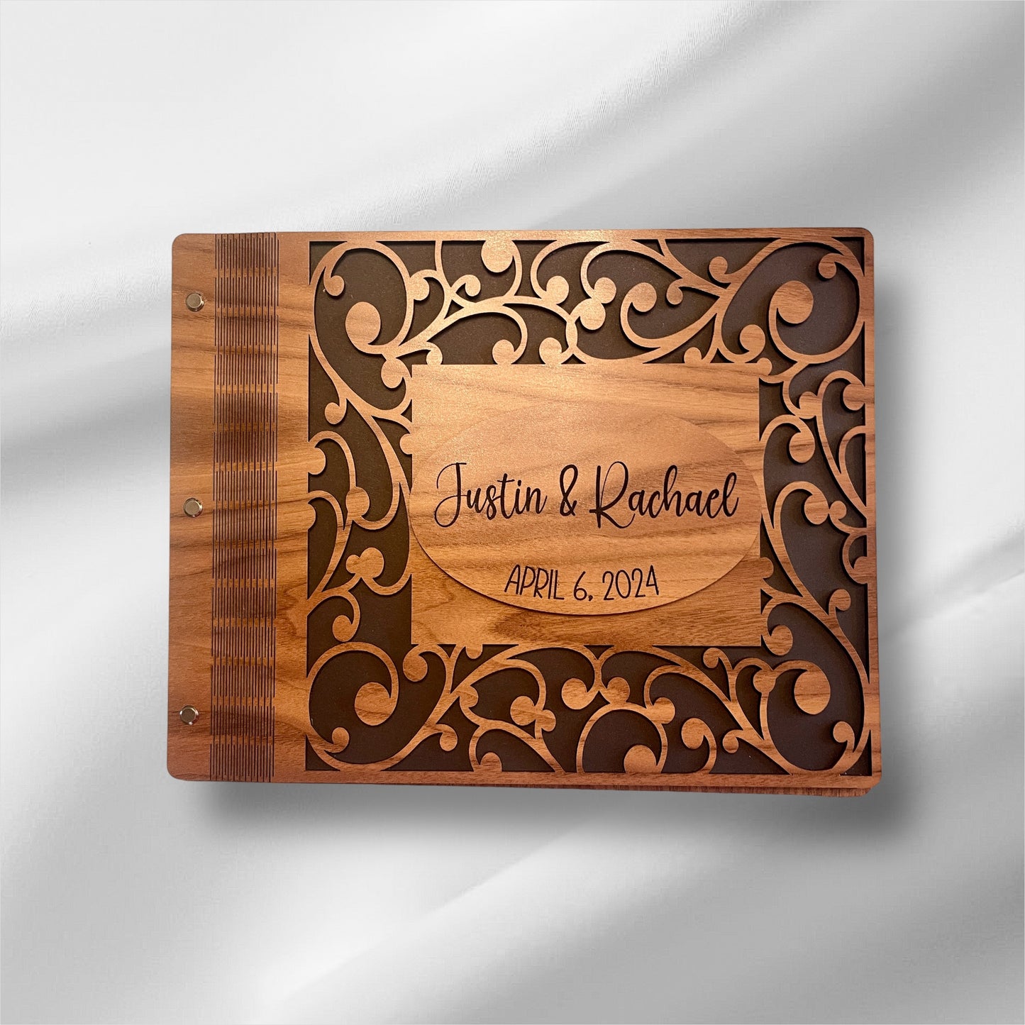 Personalized Wood Photo Book for Special Occasions