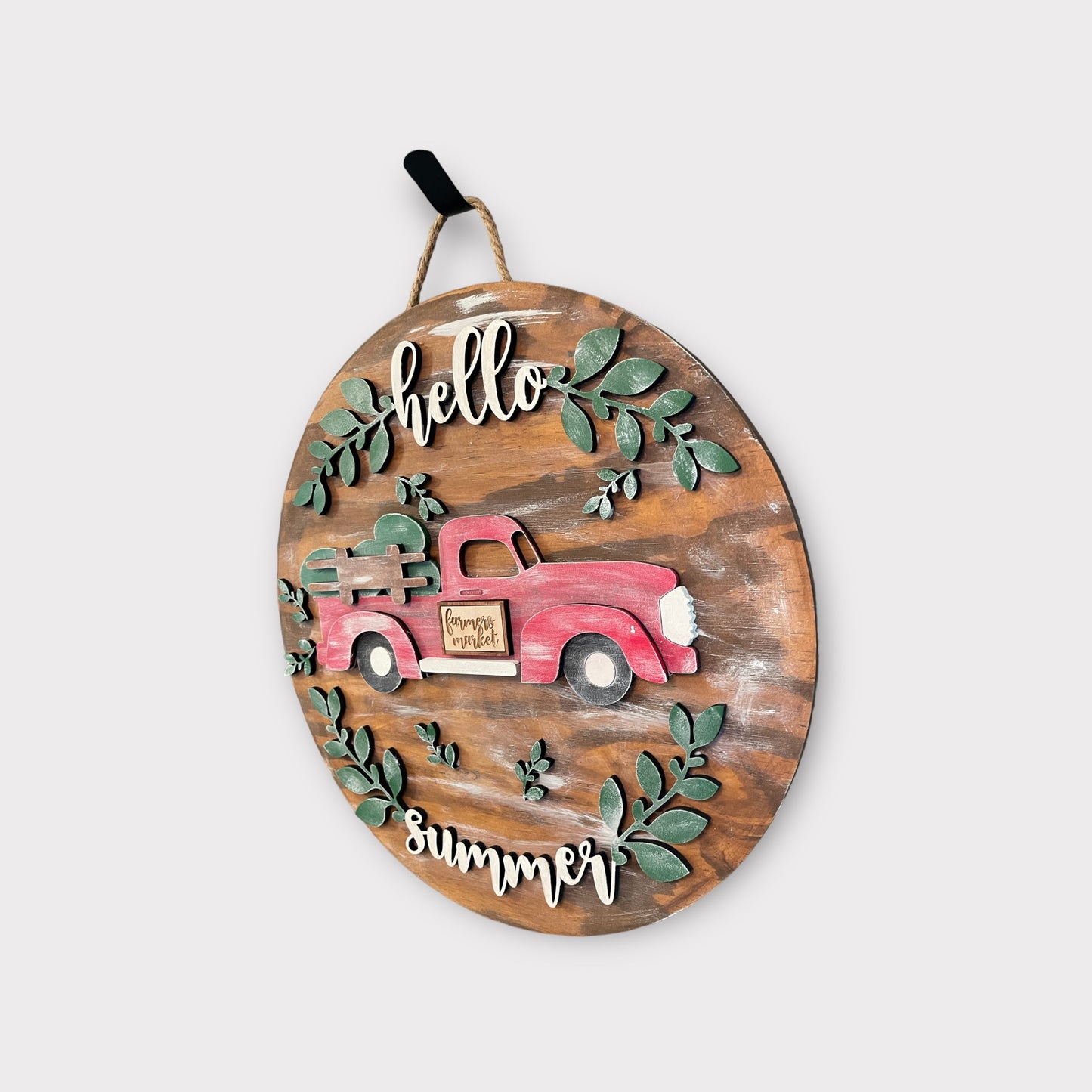 Hello Summer Vintage Truck Sign