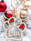 Christmas Dog Paw Ornament
