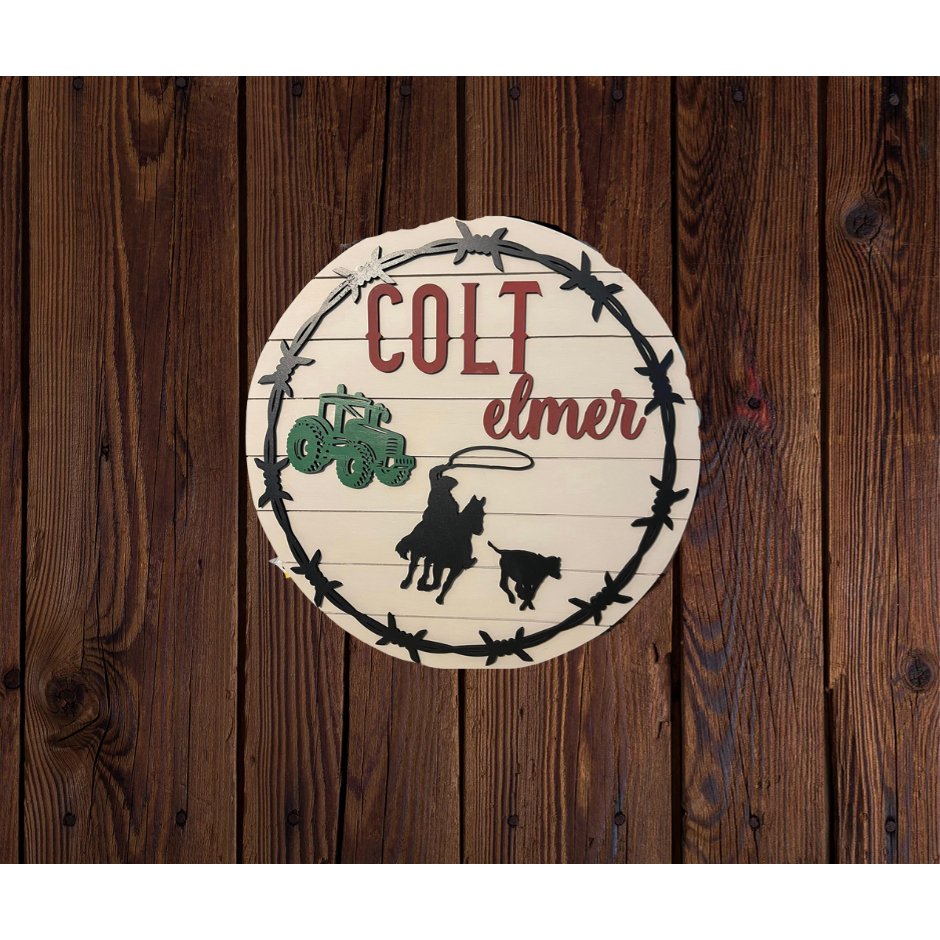Nursery/Toddler Name Signs – Rustic Sign Design