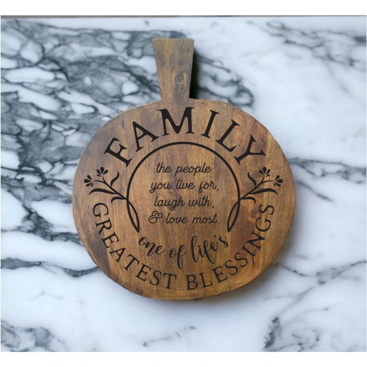 Large Round Charcuterie Board