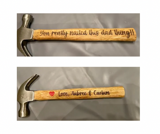 Father's Day Nailed It Personalized Hammer