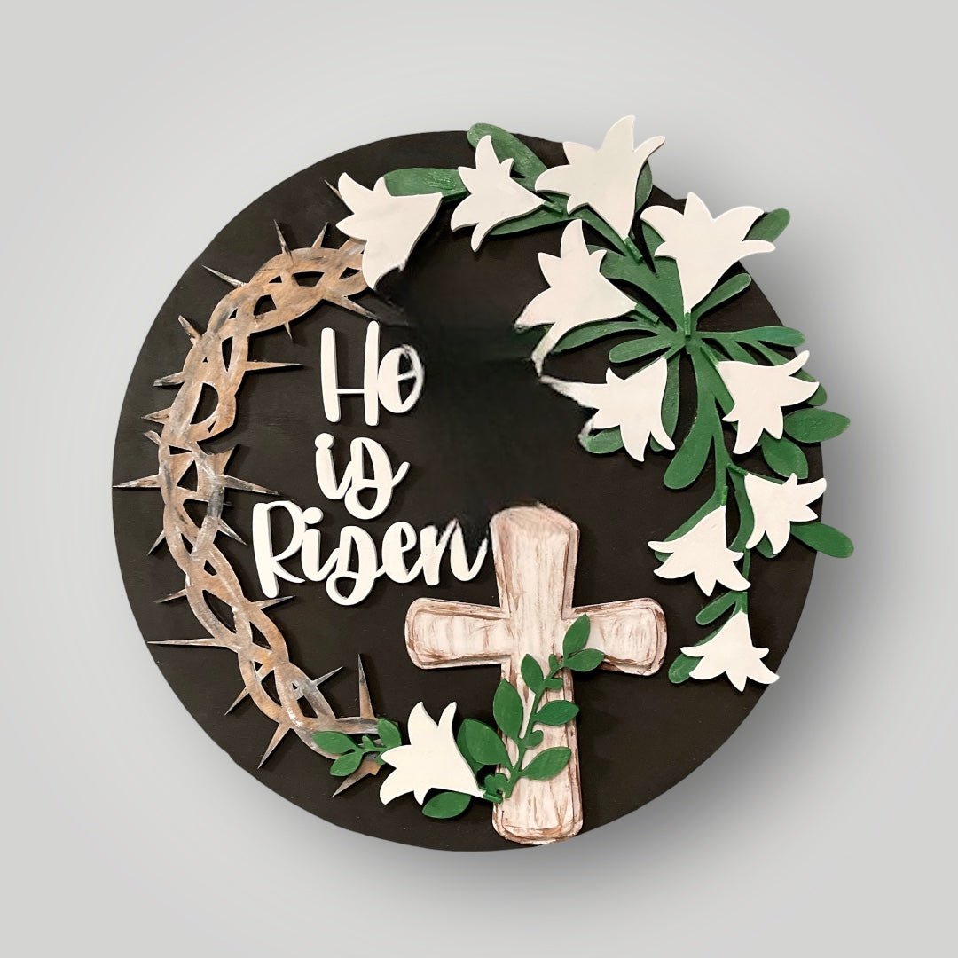 He is Risen Easter Sign