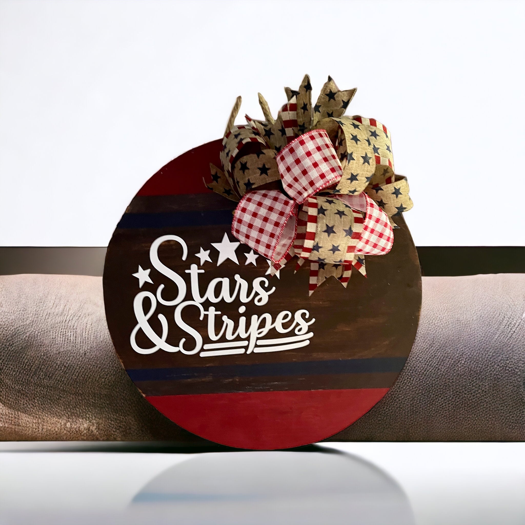 Stars And Stripes Wood Sign – Rustic Sign Design